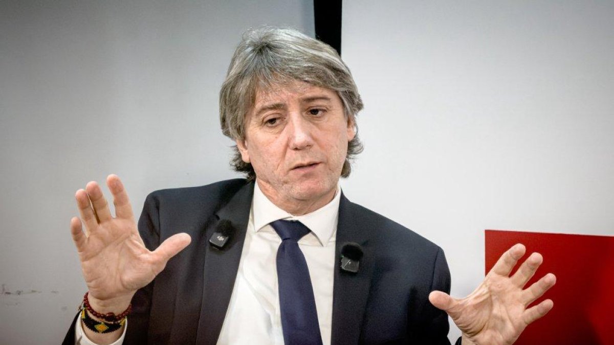 El candidato del PSOE a la Junta de Castilla y León, Carlos Martínez