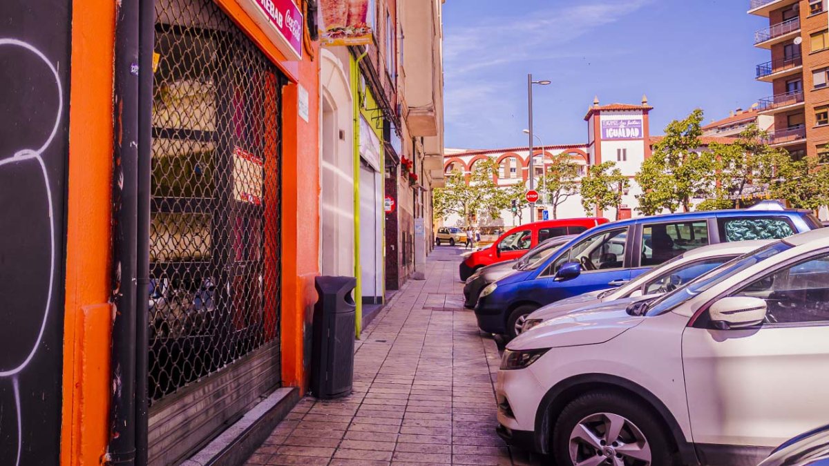 Calle Mesta donde ocurrieron los hechos en las fiestas de San Juan de 2024.