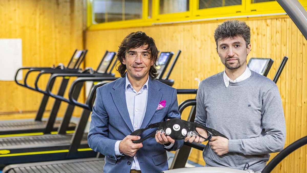 Diego Fernández y David Jerves, investigadores que han trabajado en el estudio con los deportistas de crossfit.