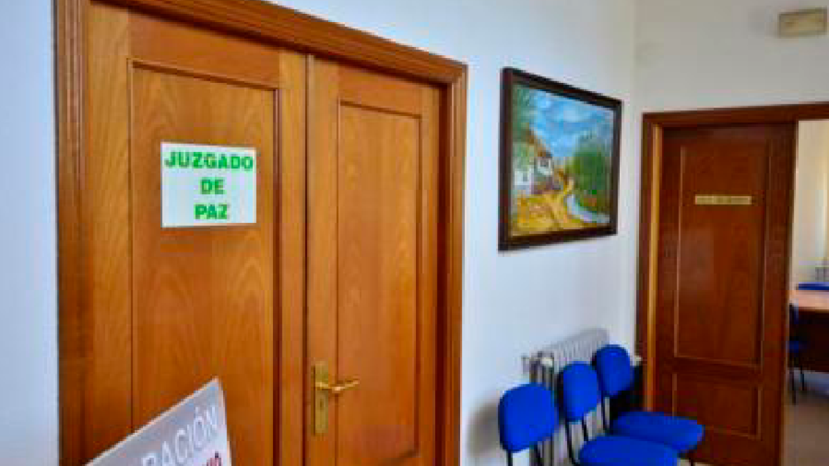 Un juzgado de paz en la provincia de Soria.
