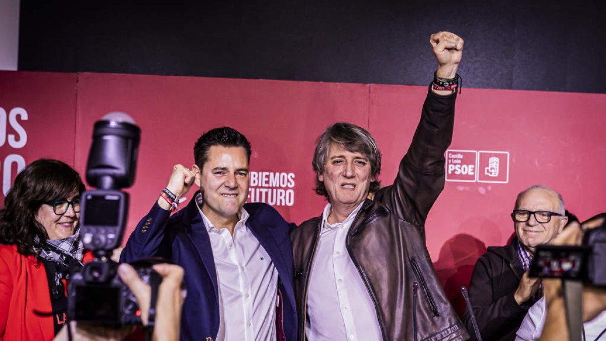 Carlos Martínez, en la noche electoral.