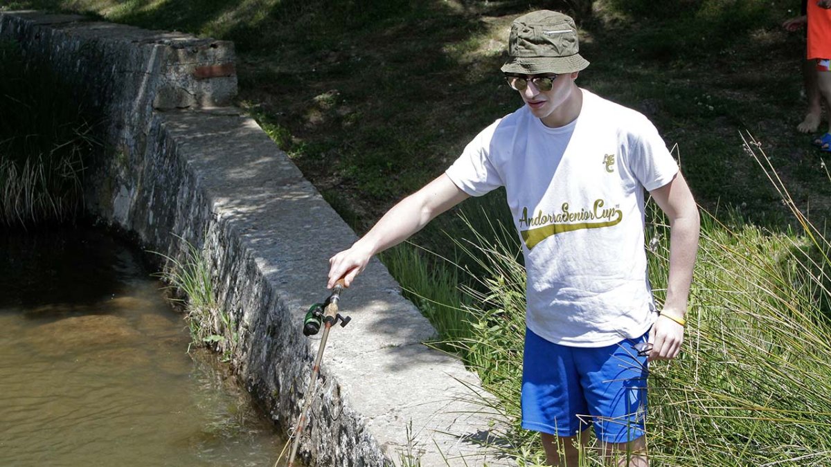 Pescador en Soria en una imagen de archivo.