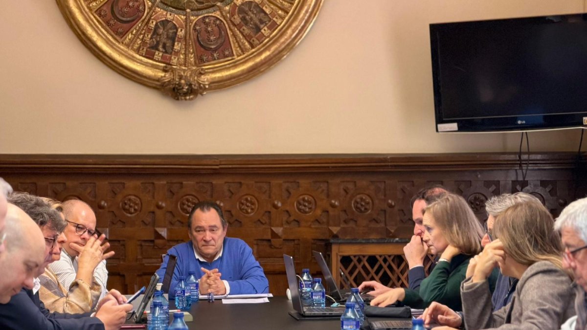 Diputados en la Comisión de Desarrollo, presidida por Saturnino de Gregorio.