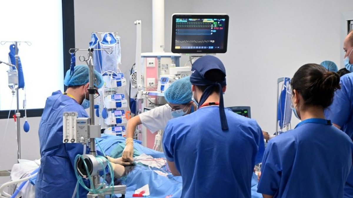 Imagen de archivo de un quirófano en un hospital público de Castilla y León