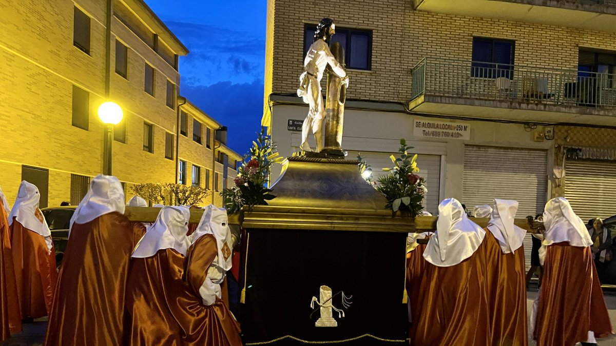 Paso en la  Semana Santa de Soria