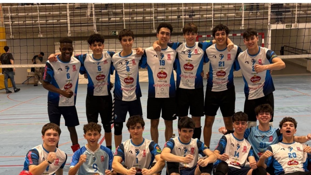 El segundo equipo del club soriano, integrado por cadetes y juveniles en su mayoría, ha acabado subcampeón en la competición autonómica.