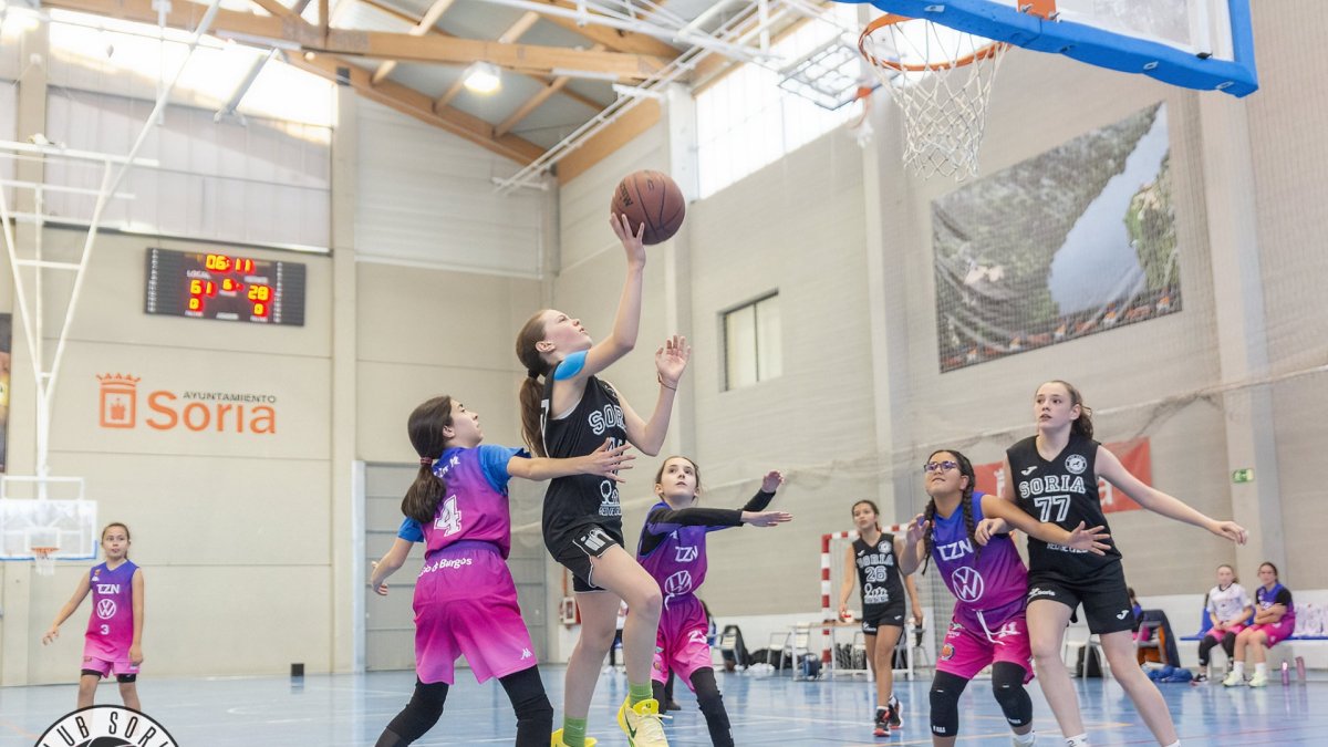 Imagen de un partido de la cantera del CSB