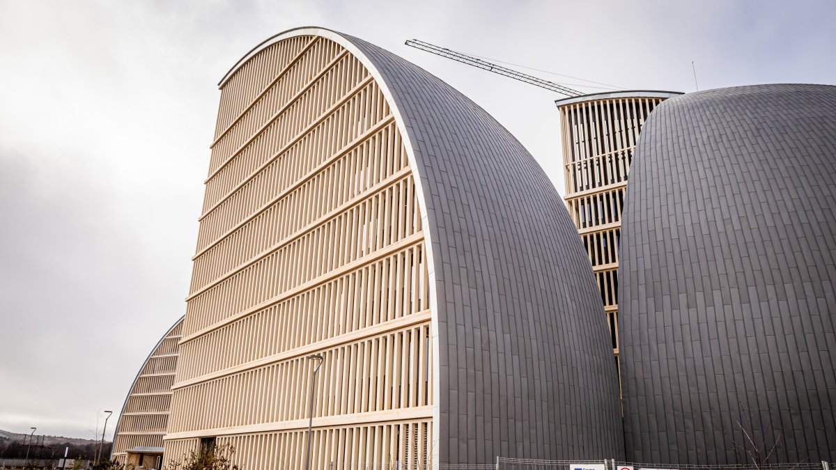 Vista parcial de las cúpulas del PEMA.
