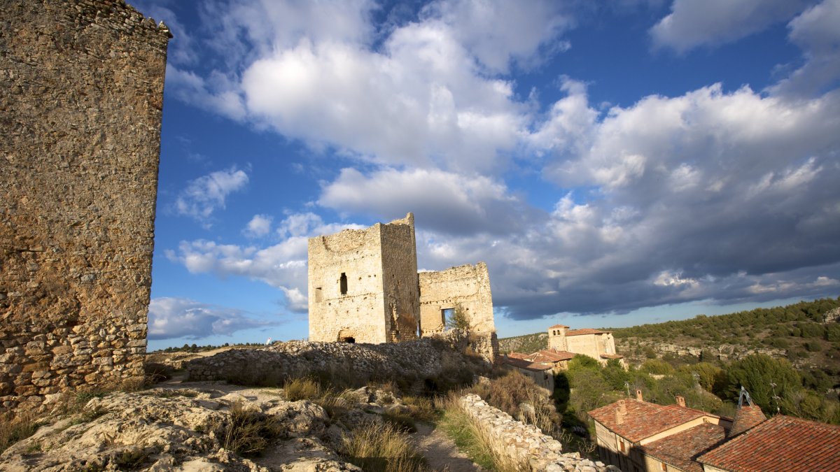 Vistas del castillo de Calatañazor