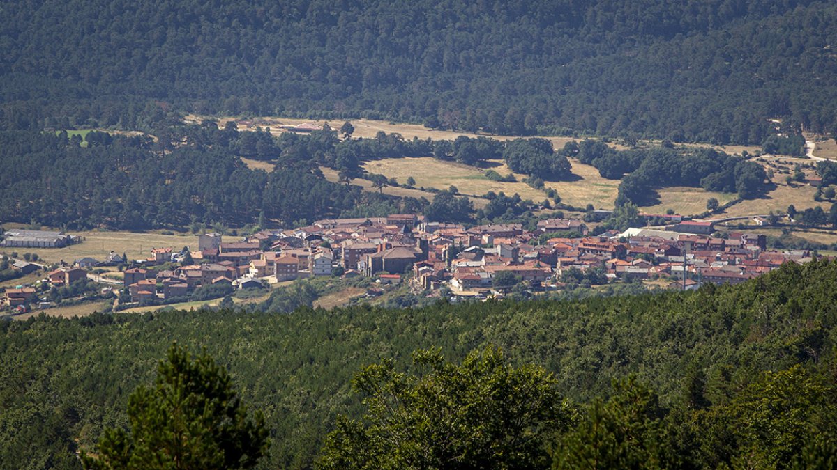 Vista panorámica de Covaleda.