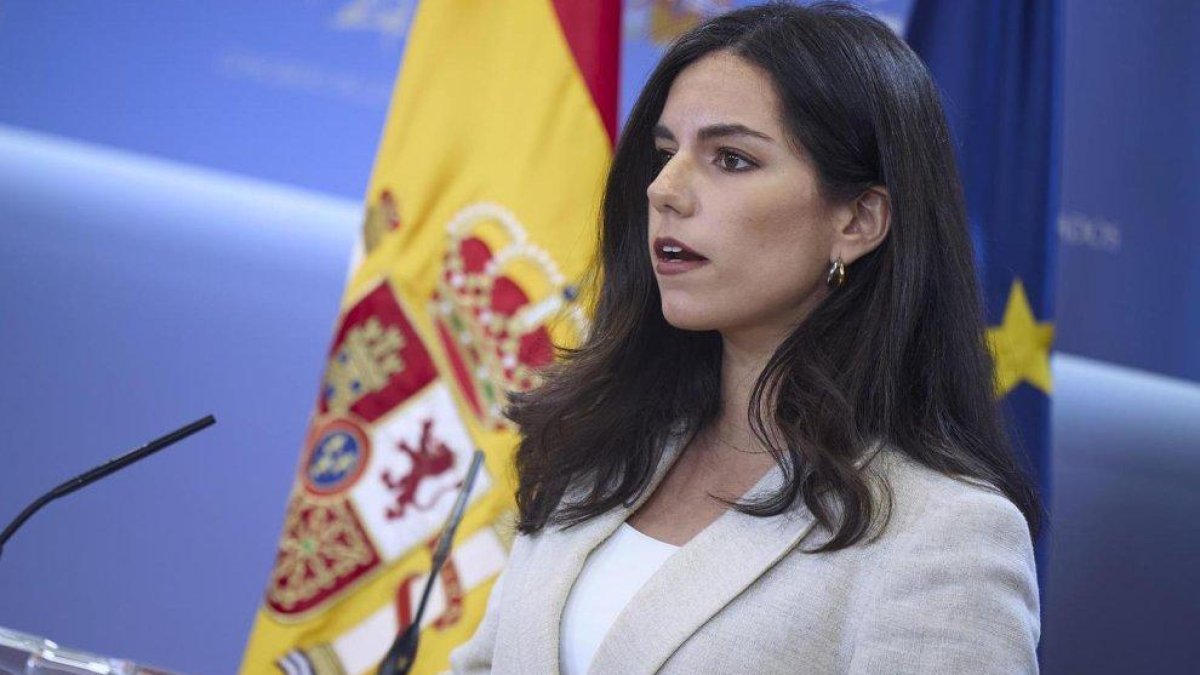 La portavoz de Vox en el Congreso de los Diputados, Pepa Millán, en una imagen de archivo.