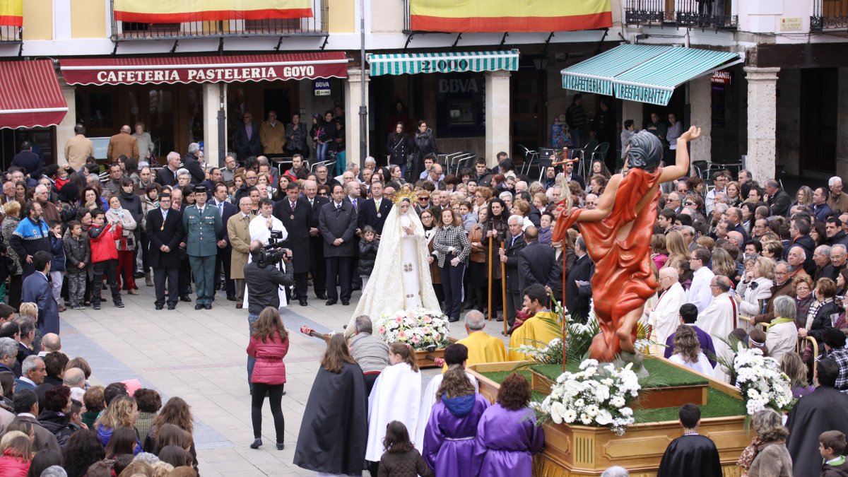 Procesión del encuentro del año 2014.