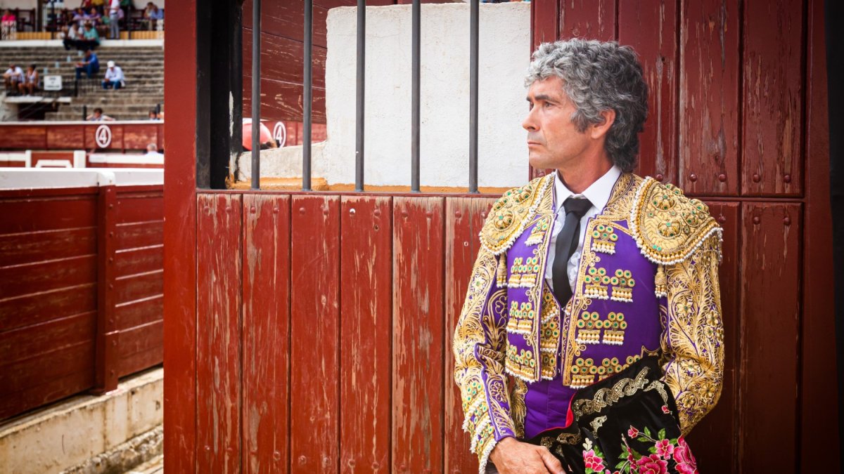 Rubén Sanz en la plaza de toros de Soria en una imagen de archivo.