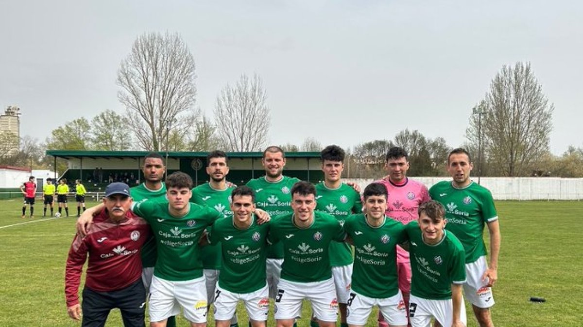 Once del C.D. San José que ha logrado este sábado su décima victoria consecutiva.
