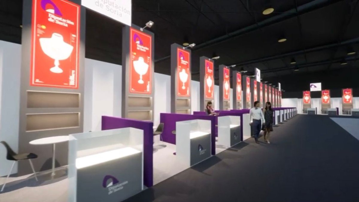 Stand de la Diputación en el Salón Gourmets que comienza hoy.
