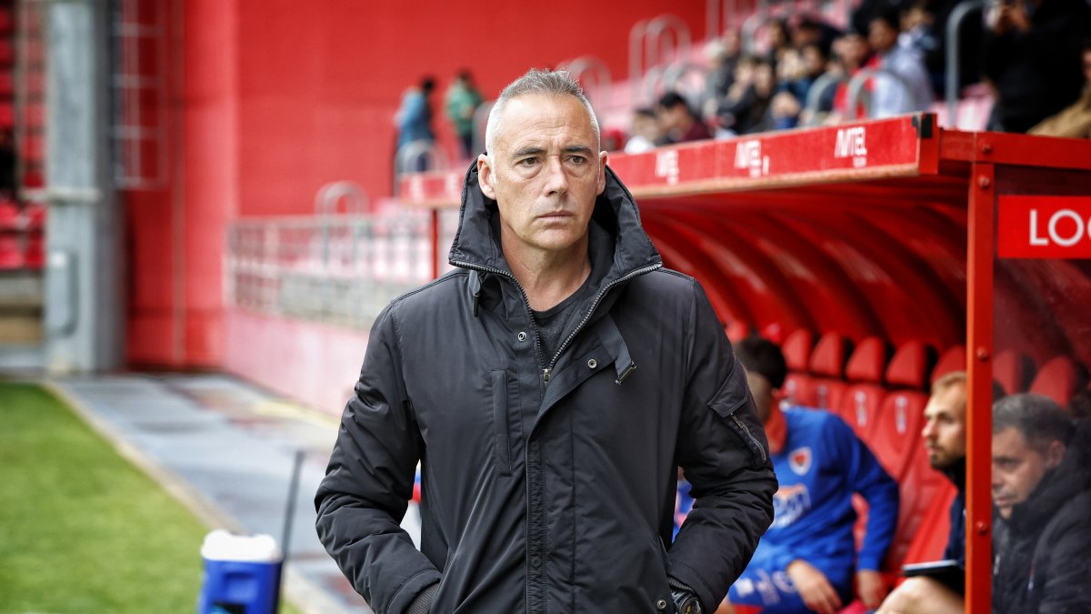 Ángel Rodríguez en el transcurso del encuentro ante el Real Ávila.