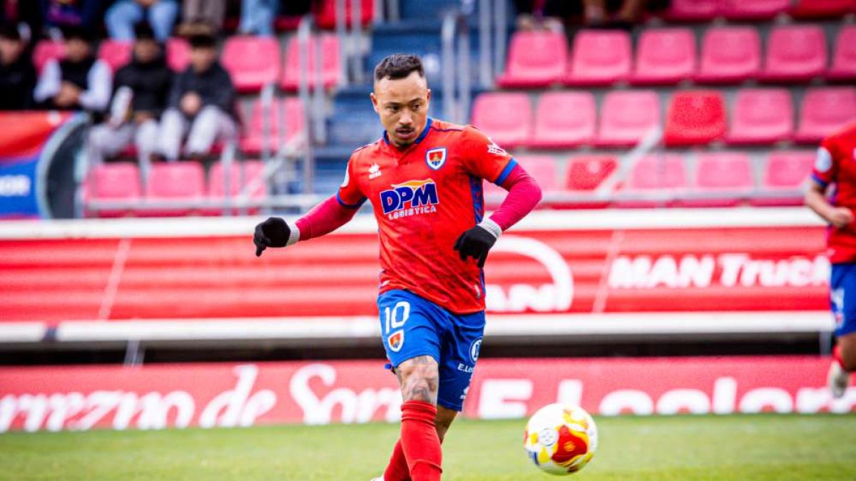 Juancho es uno de los jugadores importantes de este Numancia en la recta final de Liga.