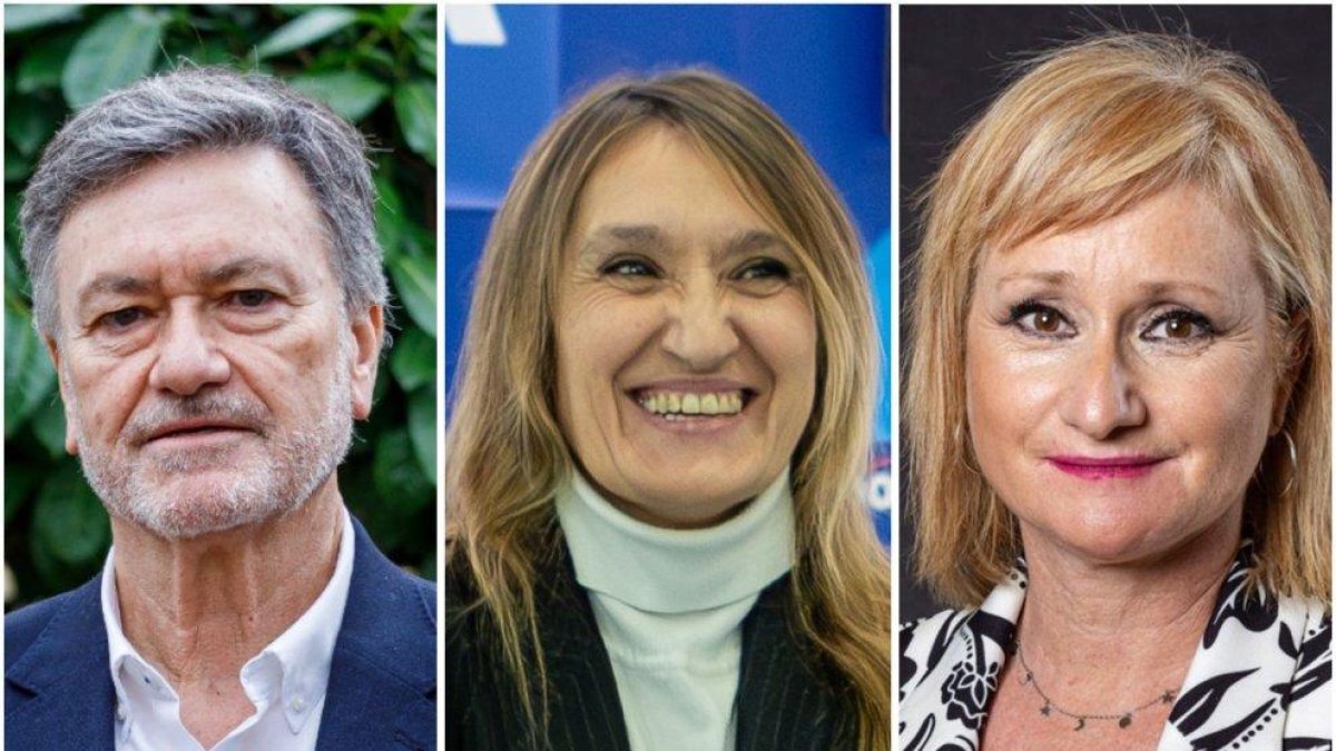 Francisco Vázquez, Rocío Lucas y Leticia García.