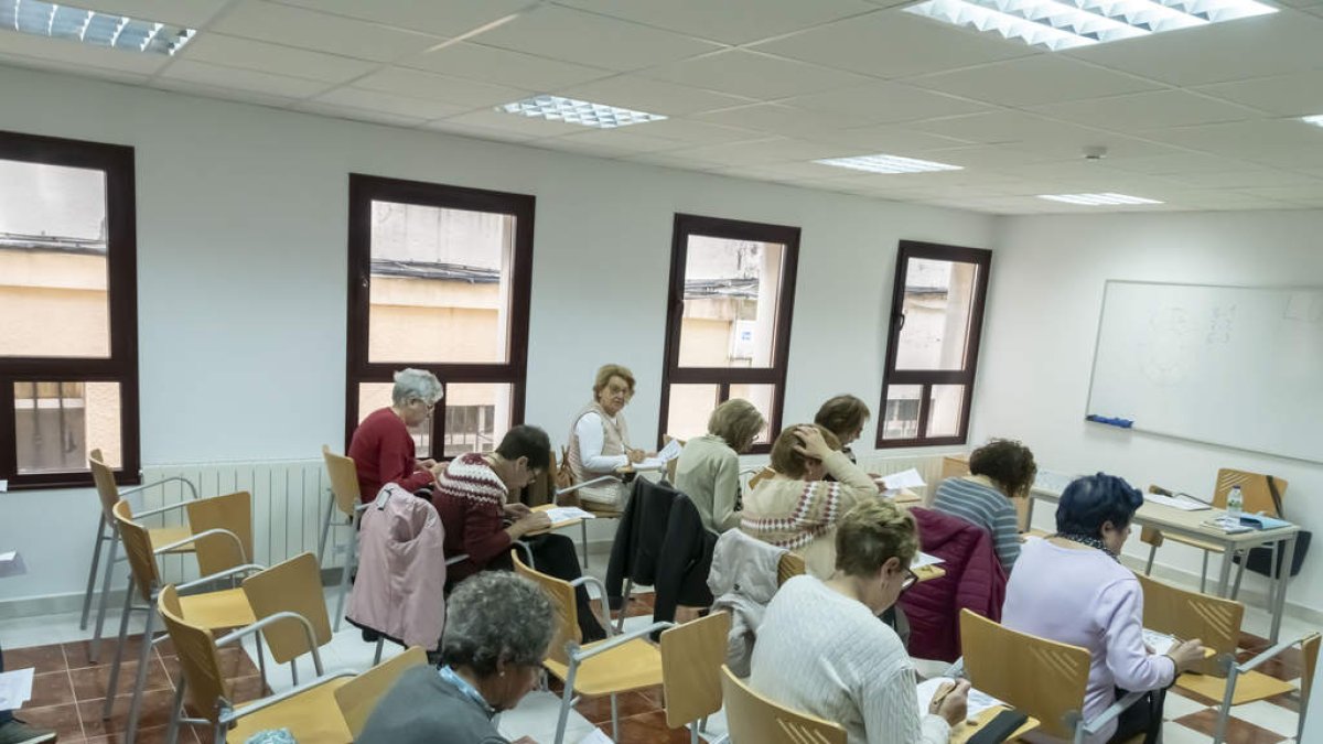 Talleres para personas mayores.
