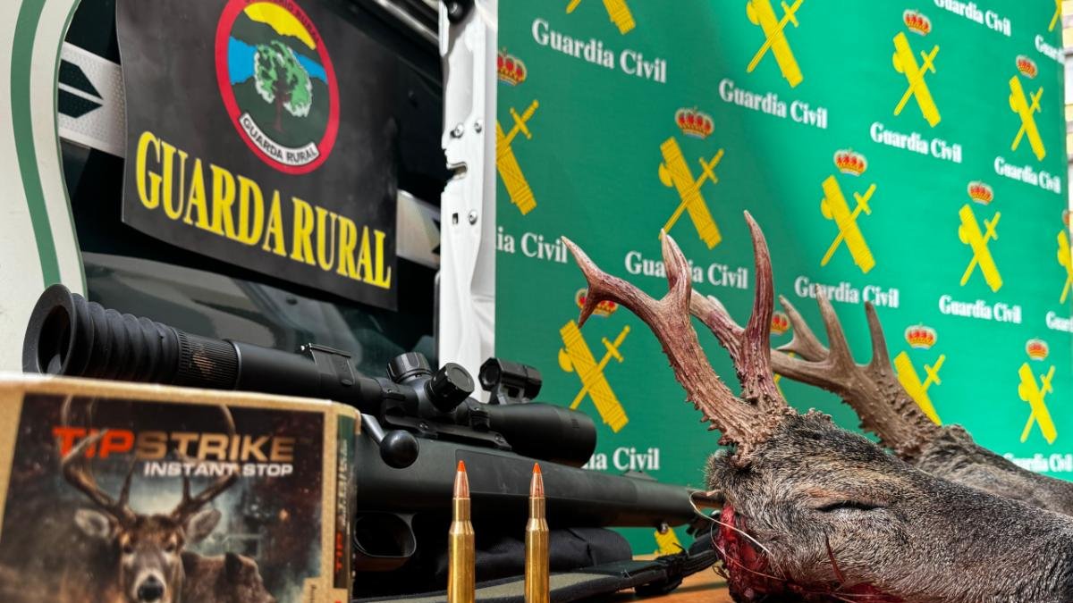 Parte del material incautado por la Guardia Civil.