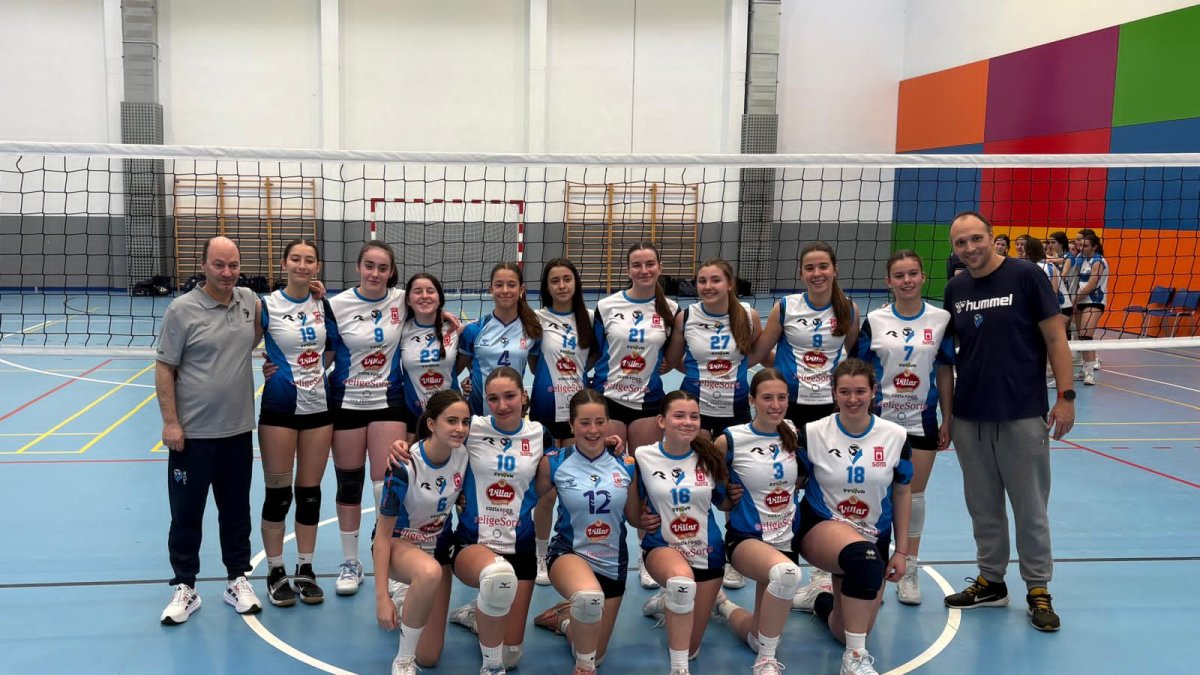 Nuevo éxito de la base del Río Duero con las chicas del cadete.