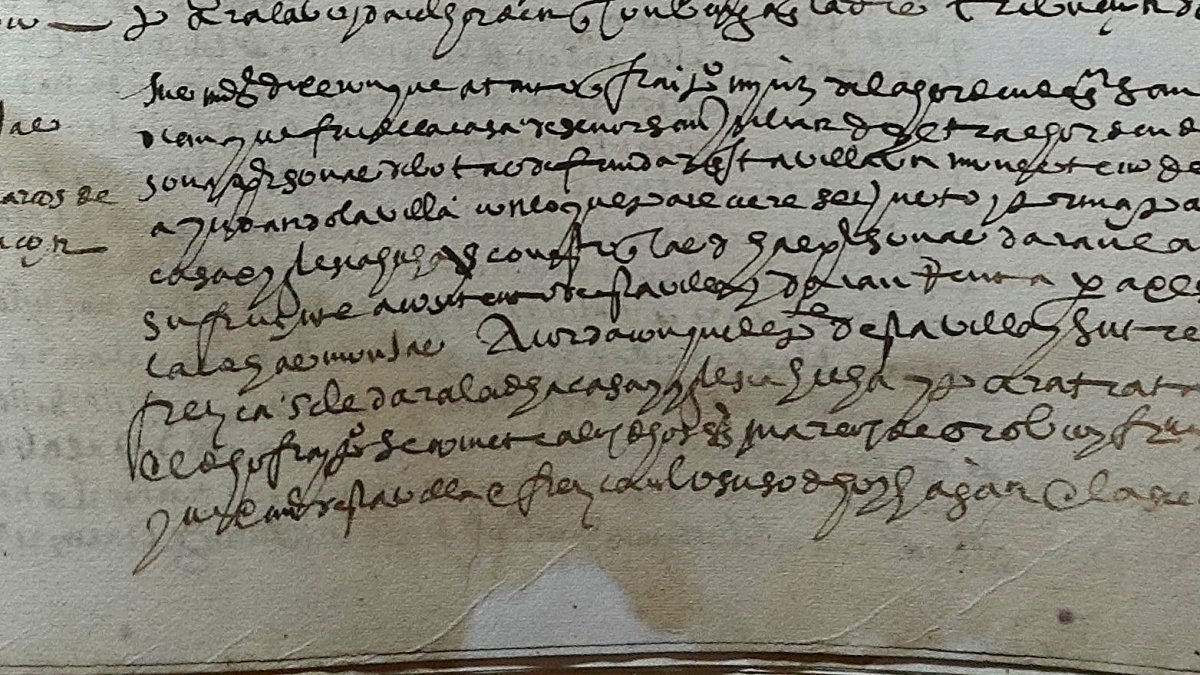 Documento examinado de las actas municipales.