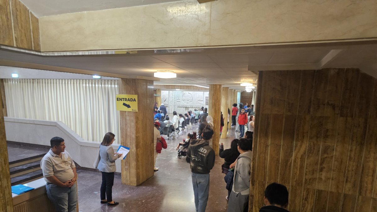 Imagen de la zona del registro del Ayuntamiento este lunes.