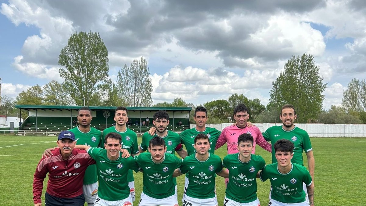 Once del C.D. San José de esta tarde en Garray.