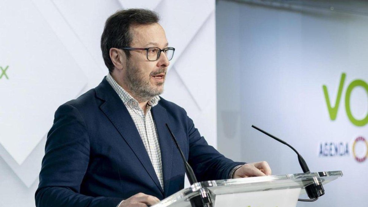 El portavoz nacional de Vox, José Antonio Fuster.