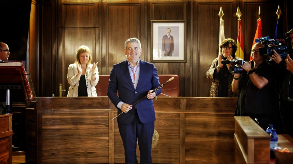 El nuevo alcalde de Soria, Javier Antón.