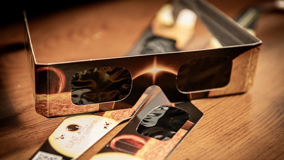 Gafas para la observación del eclipse solar.