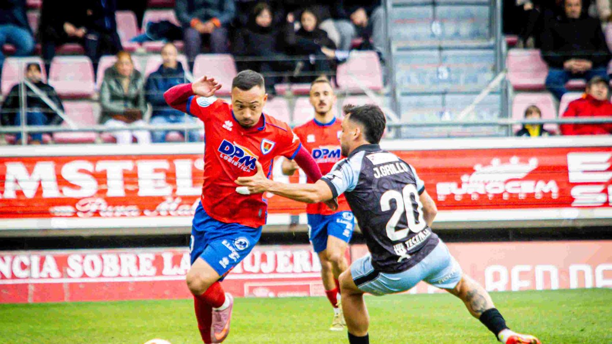 Juancho en el último partido en Los Pajaritos ante el Real Ávila.