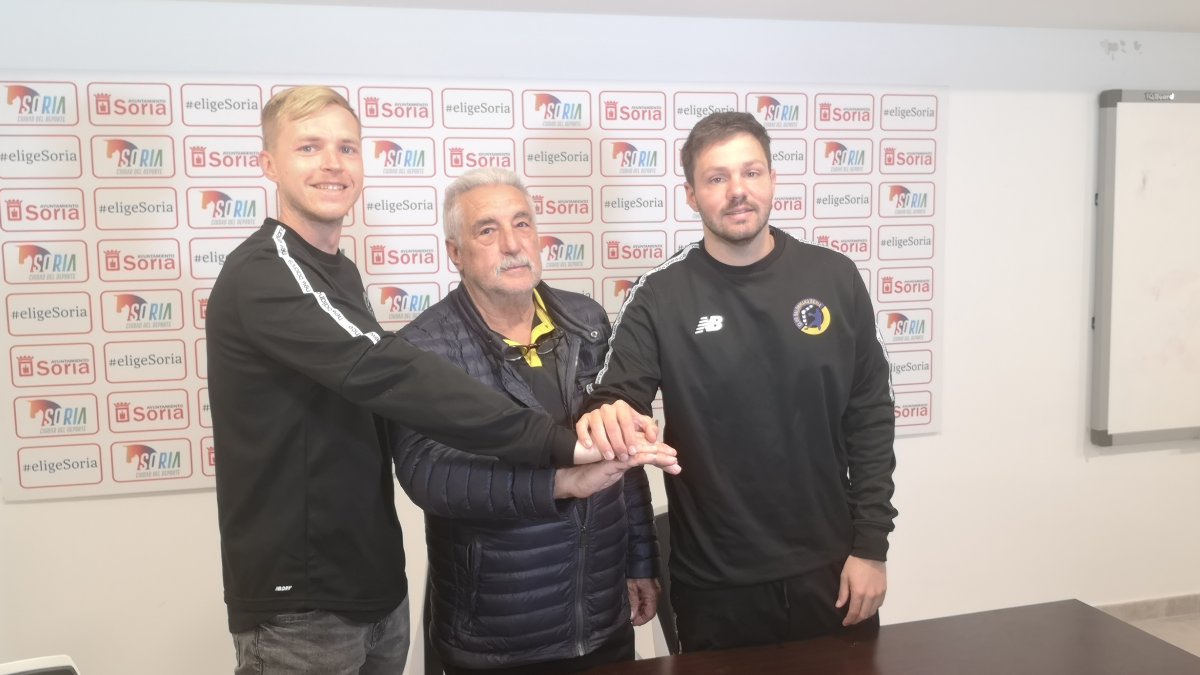 Bogdan Chopenko, Carlos Heras y Oriol Castellarnau.