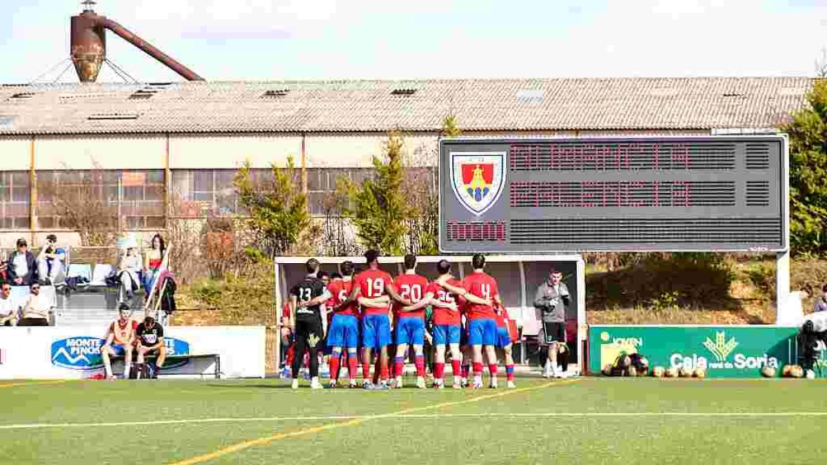 El Numancia B regresa a Regional tras materializar su descenso matemáticamente.