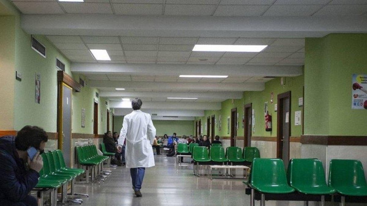 Una imagen de archivo de una sala de espera de un hospital.