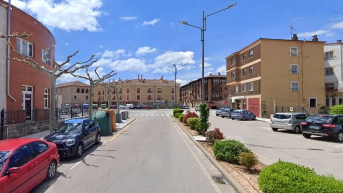 Avenida de la Constitución de El Burgo de Osma.