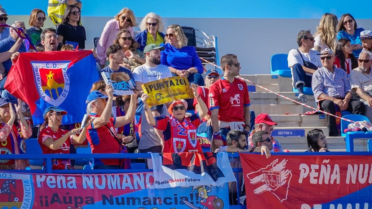 La Peña Numantina de Mallorca arropará a los rojillos en la vuelta de las semifinales ante el Poblense.