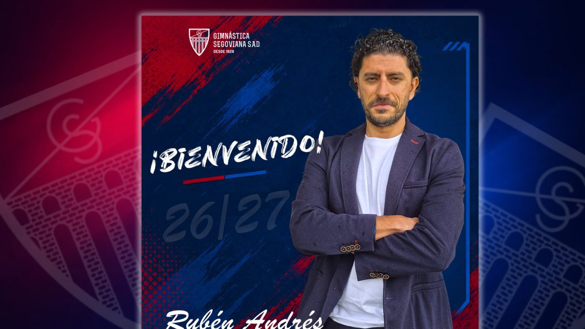 Rubén Andrés llega a Segovia para lograr el ascenso la próxima temporada.