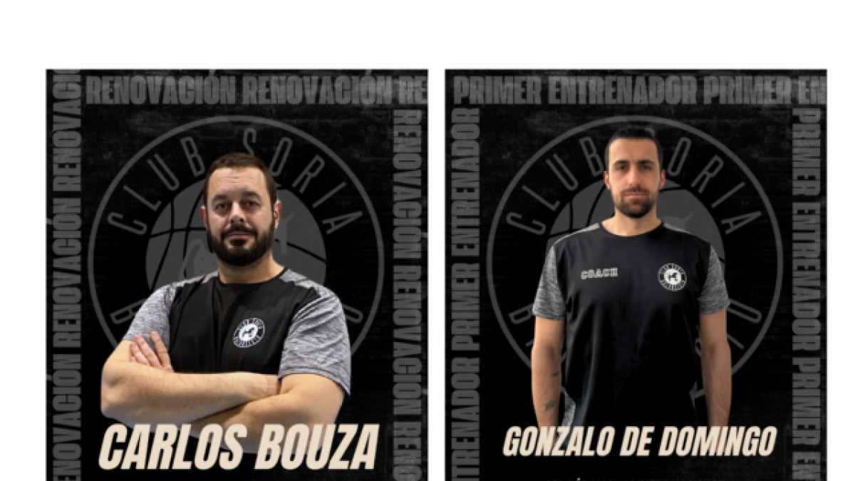 El director deportivo del CSB y el nuevo técnico del equipo masculino.