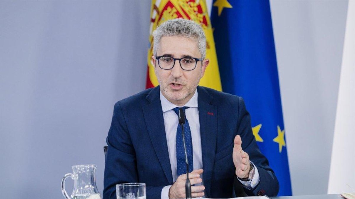 Imagen del Ministro de Hacienda, Arcadi España García.
