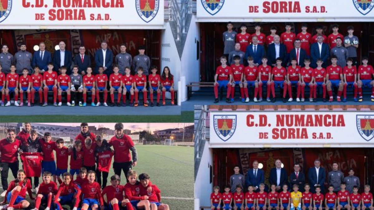 Protagonismo para el fútbol base del Numancia.