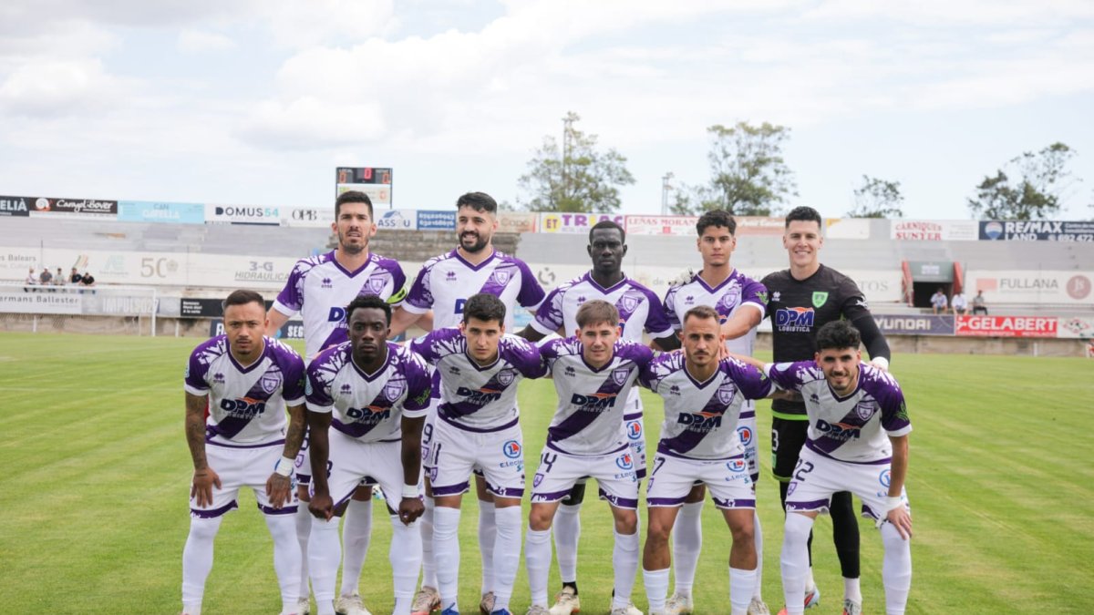 Once del Numancia el pasado domingo en San Pobla donde quedó eliminado del play off a las primeras de cambio.