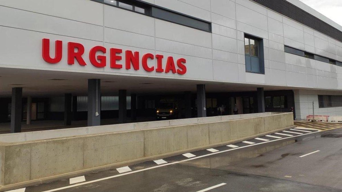 Entrada en el Servicio de Urgencias en el Complejo Asistencial de Salamanca.