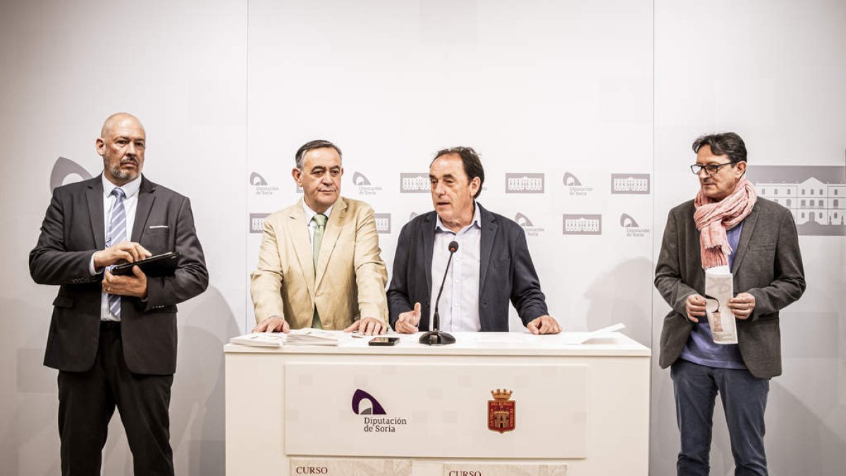 Miguel Ángel Miguel, Antonio Pardo, Benito Serrano y Carmelo Gómez.