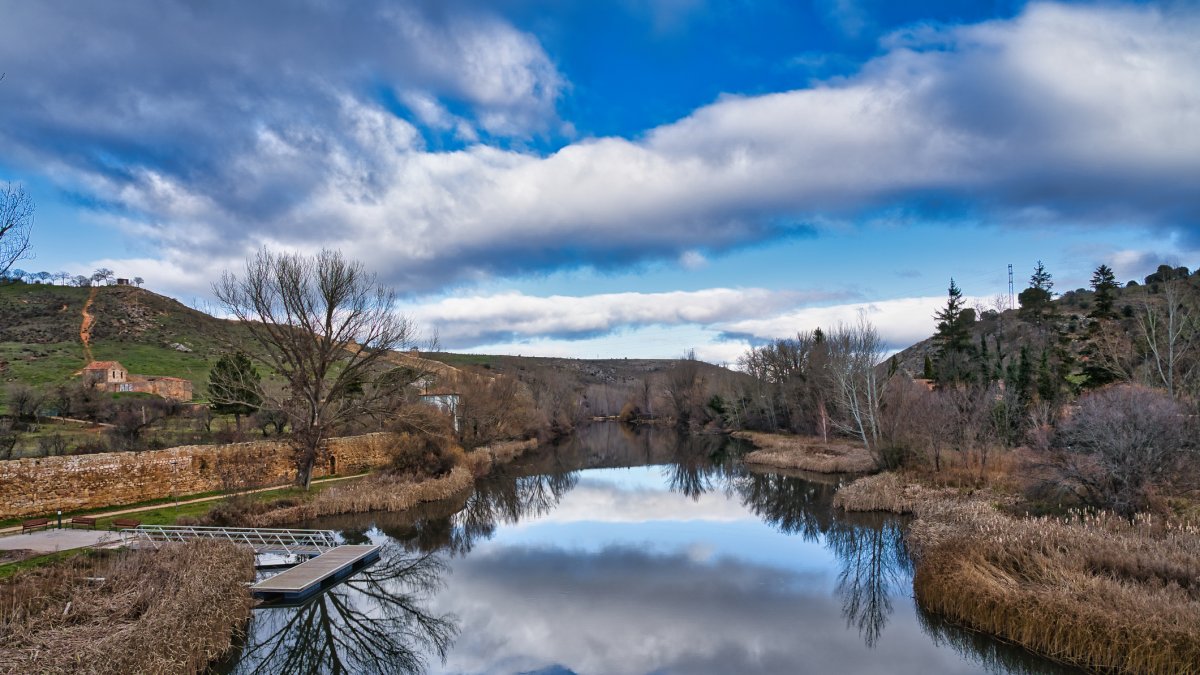 El río Duero en Soria