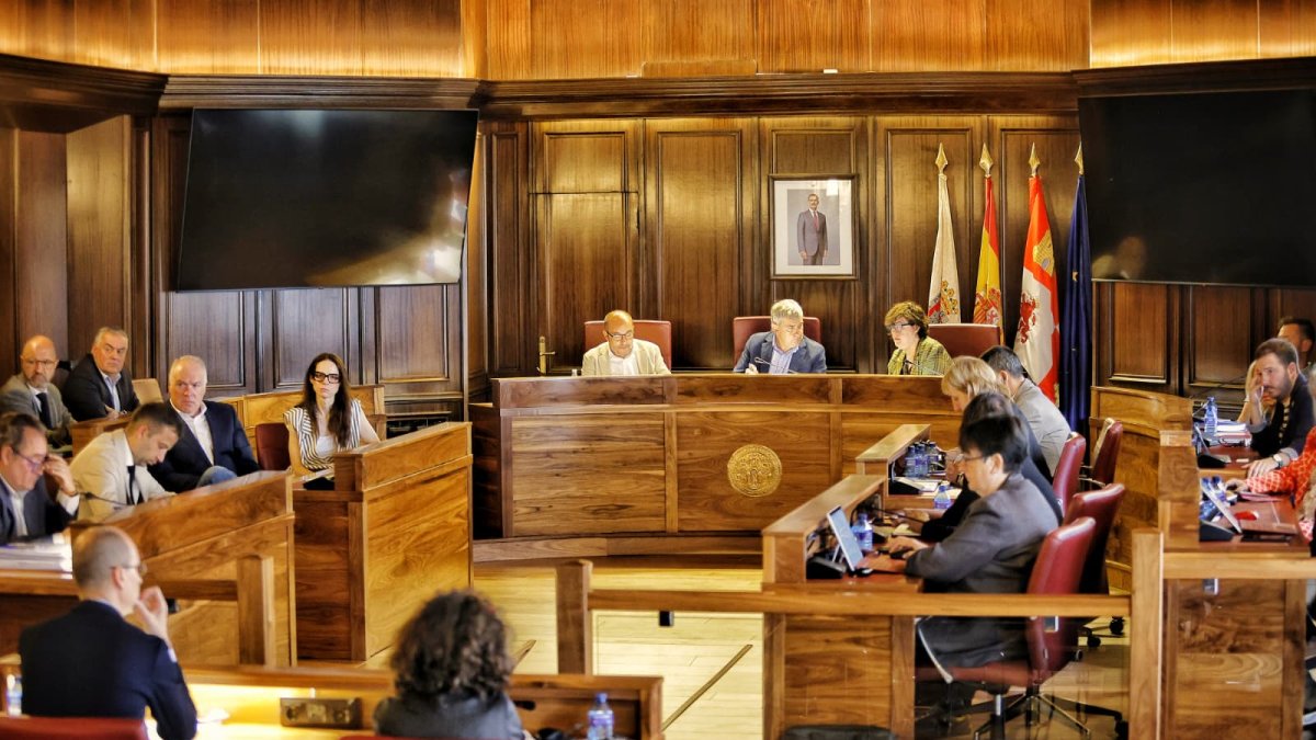 La sesión plenaria del Ayuntamiento de Soria comenzó a las 8.30.