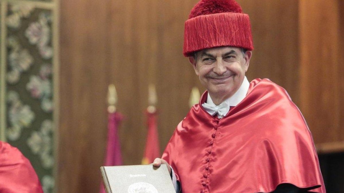 Acto académico de investidura de Rodríguez Zapatero como Honoris Causa en la ULE.
