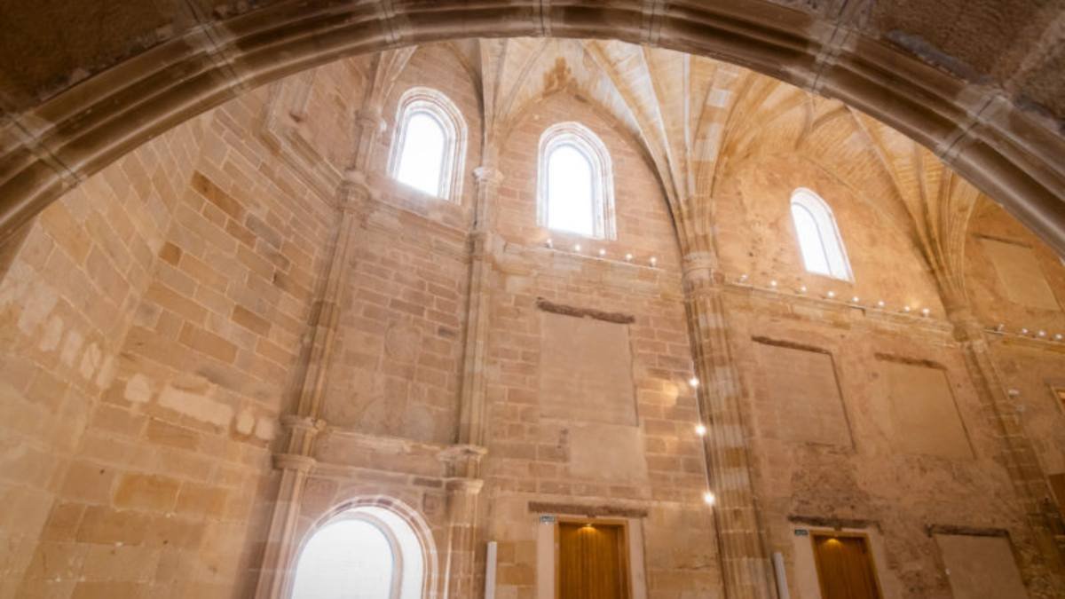 La restauración del espacio ha permitido recuperar la monumentalidad de uno de los conjuntos góticos más singulares de Soria.