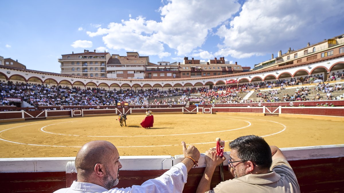 Una corrida de toros en la feria de San Juan.