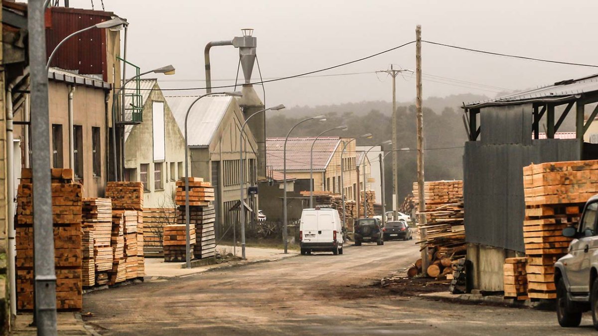 Polígono industrial de Duruelo de la Sierra.